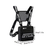 Men's Hip-Hop Chest Bag Tactical Utility Pack