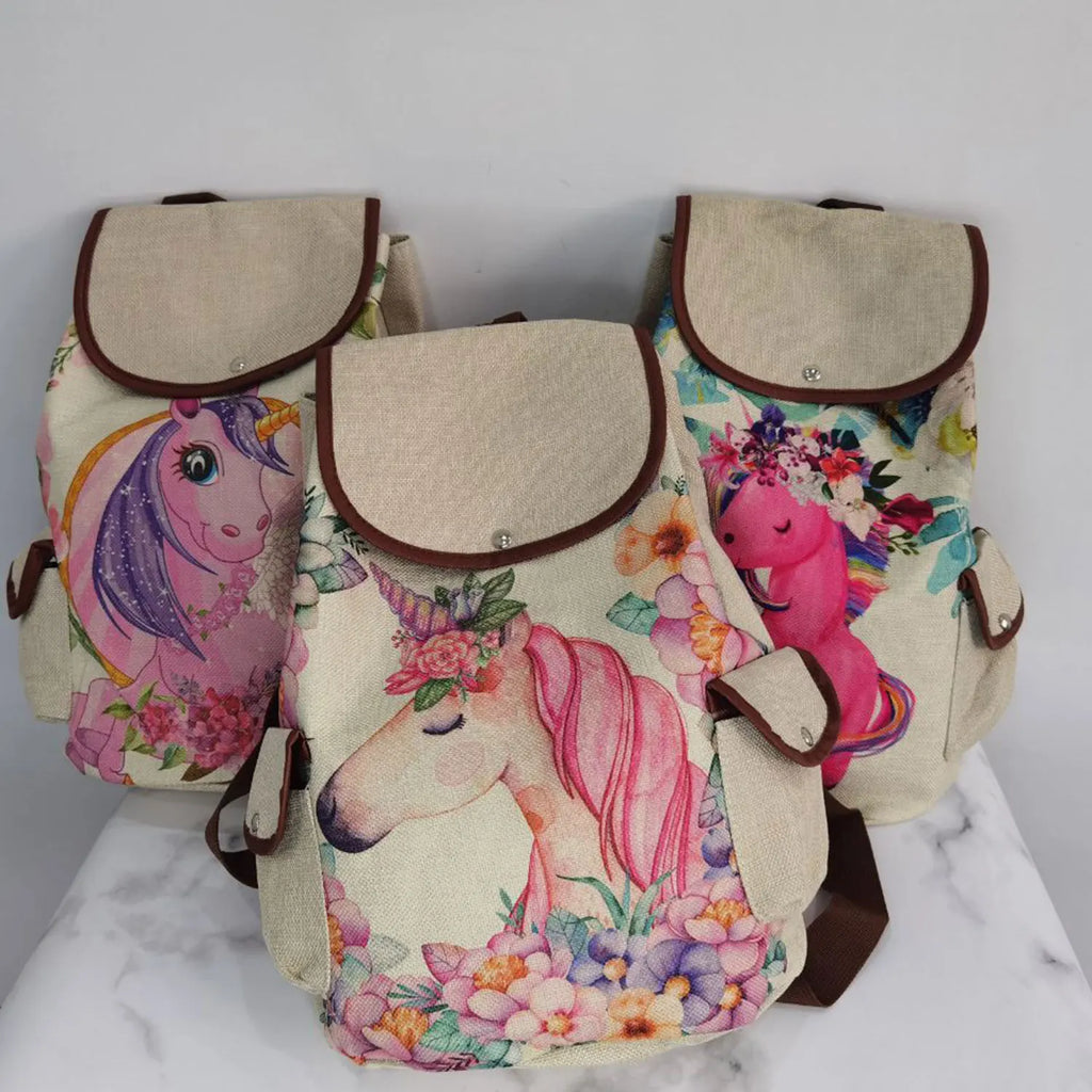 Vintage Drawstring Backpacks Large Capacity Ethnic Style