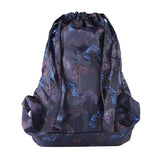 Vintage Drawstring Backpacks Large Capacity Flower Ethnic Style