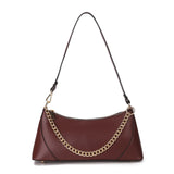 Vintage PU Women Handbag Casual Shoulder Bag Zipper Female Clutch