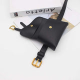 PU Leather Fanny Bag for Phone Pouch Travel Waist Bag