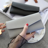 Women's Tassel Heart Zipper Long Clutch Wallet