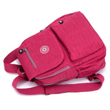 Waterproof Nylon Female Backpack Women Preppy Style School Bags For Girls