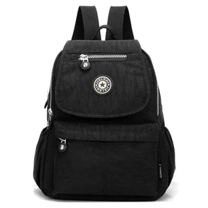 Waterproof Nylon Female Backpack Women Preppy Style School Bags For Girls