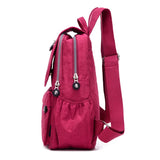 Waterproof Nylon Female Backpack Women Preppy Style School Bags For Girls