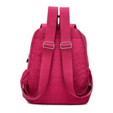 Waterproof Nylon Female Backpack Women Preppy Style School Bags For Girls