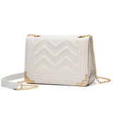 Winter Crossbody Bag Chain Strap Shoulder Embroidery Handbag Messenger