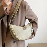 Winter Women's Hobos Sac PU Leather Shoulder Crossbody Bags for Women