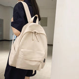 Women Backpack High Female Soft Nylon Preppy School Bag For Teenage Girls Boys