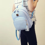 Women Backpack PU Leather Schoolbag for Teenager Girls