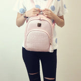 Women Backpack PU Leather Schoolbag for Teenager Girls