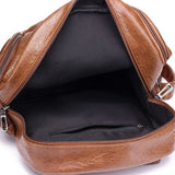 Women PU Leather Backpack Shoulder Bags Daypack Rucksack Feminine Mochila