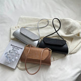 Women Dot Pattern Mini Shoulder Bags PU Leather Underarm Bags Tote Bags