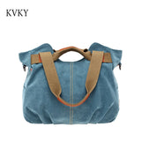 Canvas Shoulder Bag Messenger Crossbody Bags Female Casual Tote Travel bag