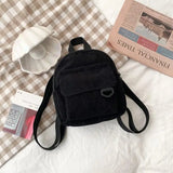 Corduroy Mini Student Backpack