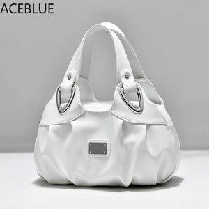 Floral Print Shoulder Bag High Quality Leather Handbag