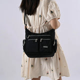 Women Shoulder Messenger Bag Lightweight Waterproof Zipper Package