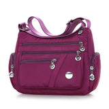 Waterproof Nylon Oxford Crossbody Bag Large Capacity Travel Bags Purse