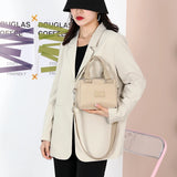 Waterproof Nylon Oxford Crossbody Bag Women Large Capacity Handbags