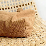 Corduroy Tote Bag - Large Capacity Solid Handbag