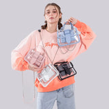 Daisy Pattern Shoulder Bag Chain Strap Messenger Handbag