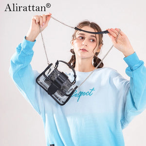 Daisy Pattern Shoulder Bag Chain Strap Messenger Handbag