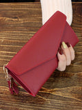 Women Wallets Zipper Purses Long Clutch Soft Leather Money Bag