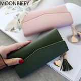 Women Wallets Zipper Purses Long Clutch Soft Leather Money Bag