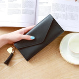 Women Wallets Zipper Purses Long Clutch Wallet Soft PU Leather Money Bag