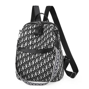 Women's Backpack Letter Pattern High Oxford Breathable Lightweight