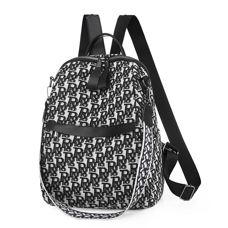 Women's Backpack Letter Pattern High Oxford Breathable Lightweight