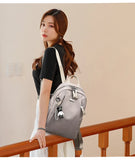 Waterproof Nylon Backpack for Women Large Travel Bagpack