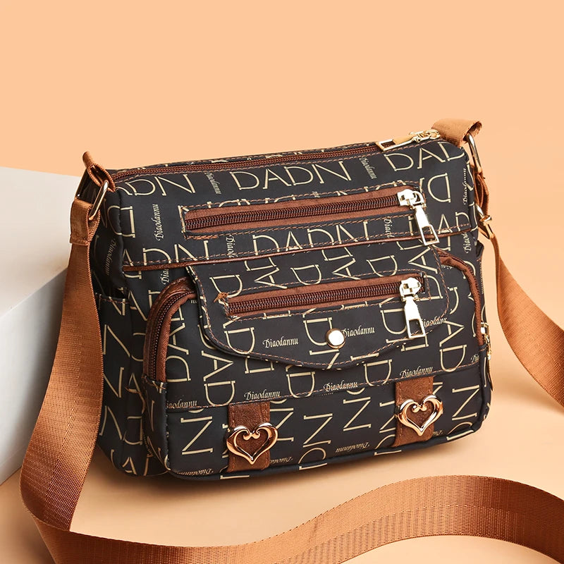 Women's Nylon Crossbody Messenger Shoulder Bag