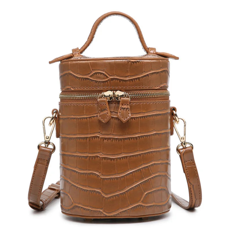 Crocodile Shoulder Bag PU Leather Handbag Tote Bag