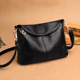 Women's High Pu Soft Leather Square Handbag