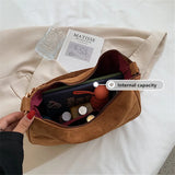Women's Faux Suede Shoulder Bag Tote Hobo Bags Large Capacity Handbags