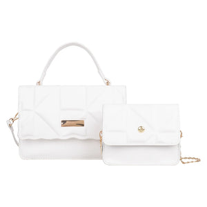 Women's PU Leather Handbag Tote Crossbody Shoulder Bag