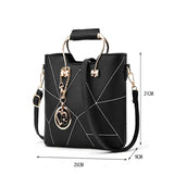 Women's Tassel PU Handbag Shoulder Bag