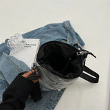 Quilted Cotton Padded Messenger Bag for Women