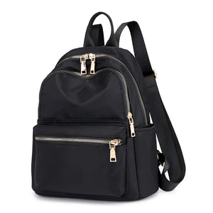 Waterproof Nylon Travel Backpack for Teenage Girl College School Bags