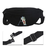 Women's Letter Pattern Canvas Shoulder Bag