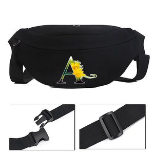 Women's Flower Pattern Canvas Messenger Bag