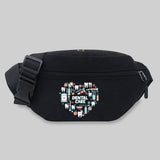 Women's Teeth Series Pattern Waist Bag - Phone Purse Fanny Pack