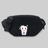 Women's Teeth Series Pattern Waist Bag - Phone Purse Fanny Pack