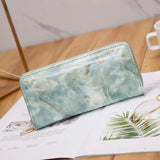 Marble Pattern Long Section Clutch Wallet for Women