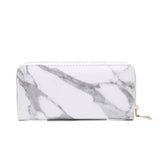 Marble Pattern Long Section Clutch Wallet for Women