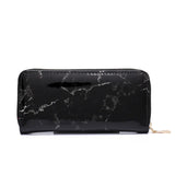 Marble Pattern Long Section Clutch Wallet for Women