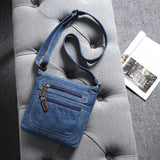 Denim Shoulder Bags Women Handbag Messenger Bag Satchels Cross-body Sling Bag