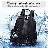 Women's Waterproof Leather Backpack Casual Large-capacity Bookbag