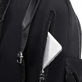 Women's Waterproof Leather Backpack Casual Large-capacity Bookbag